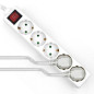 Ewent EW3916 prolunghe e multiple 1,5 m 5 presa(e) AC Interno Bianco Ewent EW3916 prolunghe e multiple 1,5 m 5 presa(e) AC Interno Bianco