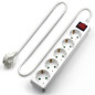 Ewent EW3916 prolunghe e multiple 1,5 m 5 presa(e) AC Interno Bianco Ewent EW3916 prolunghe e multiple 1,5 m 5 presa(e) AC Interno Bianco