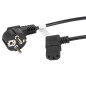 Cable de alimentacion lanberg schuko cee 7 - 7 a iec320 c13 acodado 1.8m