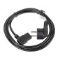 Cable de alimentacion lanberg schuko cee 7 - 7 a iec320 c13 acodado 1.8m