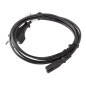 Cable alimentacion lanberg vde cee 7 - 16 a iec 320 c7 3m