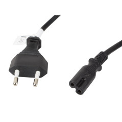 Cable alimentacion lanberg vde cee 7 - 16 a iec 320 c7 3m