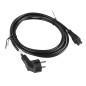 Cable alimentacion lanberg vde cee 7 - 7 a iec 320 c5 3m