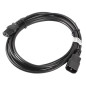 Cable alargador lanberg alimentacion cpu iec320 c13 h - iec320 c14 m vde 3m