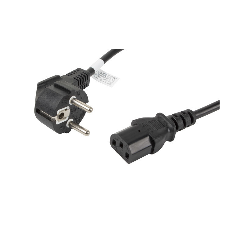Cable de alimentacion lanberg schuko cee 7 - 7 a iec320 c13 1.8m