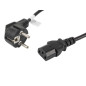 Cable de alimentacion lanberg schuko cee 7 - 7 a iec320 c13 1.8m