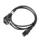 Cable de alimentacion lanberg schuko cee 7 - 7 a iec320 c13 1.8m