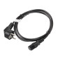 Cable de alimentacion lanberg schuko cee 7 - 7 a iec320 c13 1.8m