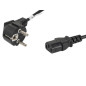 Cable de alimentacion lanberg schuko cee 7 - 7 a iec320 c13 1.8m