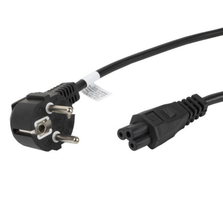 Cable de alimentacion lanberg trebol schuko cee 7 - 7 a iec320 c5 1.8m