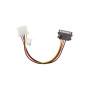 Cable alimentacion lanberg molex hembra -  sata macho 15cm