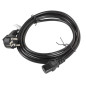 Cable de alimentacion lanberg schuko cee 7 - 7 a iec320 c13 3m