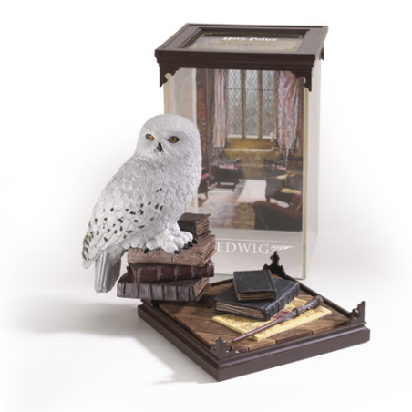 Figura the noble collection harry potter criaturas magicas hedwig