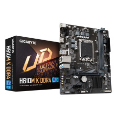 GIGABYTE H610M K DDR4 scheda madre Intel H610 Express LGA 1700 micro ATX