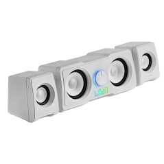 Altavoces mars gaming ms22w 2.2 35w usb + jack 3.5mm blanco