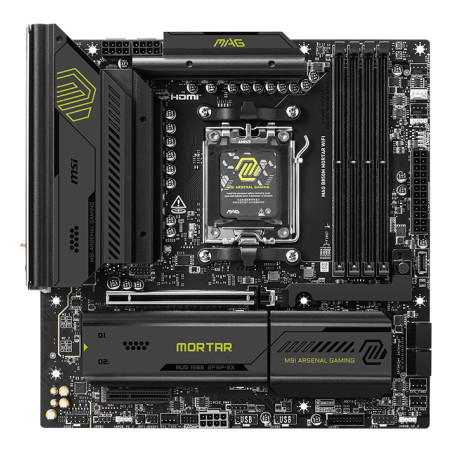 MSI MAG B850M MORTAR WIFI scheda madre AMD B850 Socket AM5 micro ATX