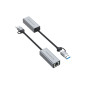 Adaptador usb 3.2 a rj45 conceptronic macho - hembra - compatible con nintendo switch
