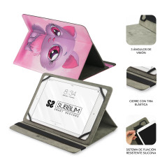 SUBBLIM SUB-CUT-4TC002 custodia per tablet 25,6 cm (10.1") Custodia a libro