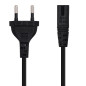 Cable alimentacion tipo philip nanocable 1.5m negro cee7 -  16 -  m - c7 -  h
