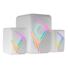 Mars Gaming MS-H21 Bianco Cablato 35 W