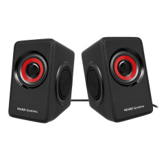 Altavoces mars gaming ms1 2.0 negro - rojo