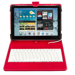 SilverHT 111916140199 tastiera per dispositivo mobile Spagnolo Micro-USB Rosso, Bianco
