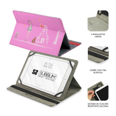 Funda subblim trendy case para tablet 10.1 pulgadas fashion girls