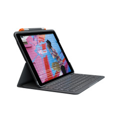 Funda con teclado logitech slim folio