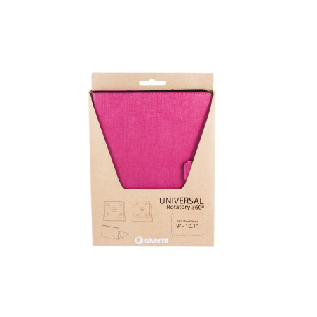 SilverHT 111931240199 custodia per tablet 25,6 cm (10.1") Custodia a libro Rosa