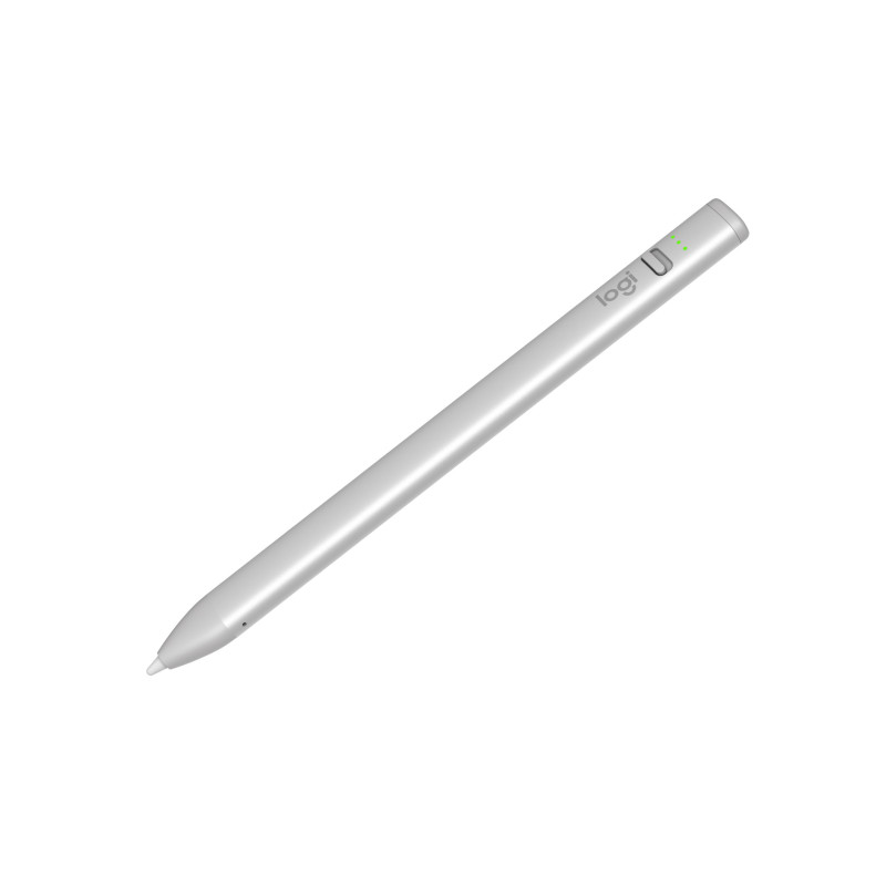 Lapiz digital logitech crayon silver usb - c para ipad - con tecnologa apple pencil