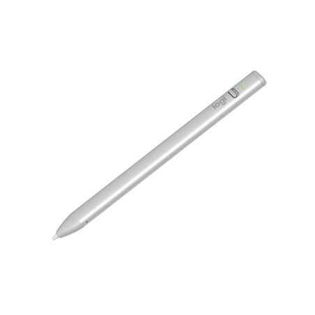 Lapiz digital logitech crayon silver usb - c para ipad - con tecnologa apple pencil