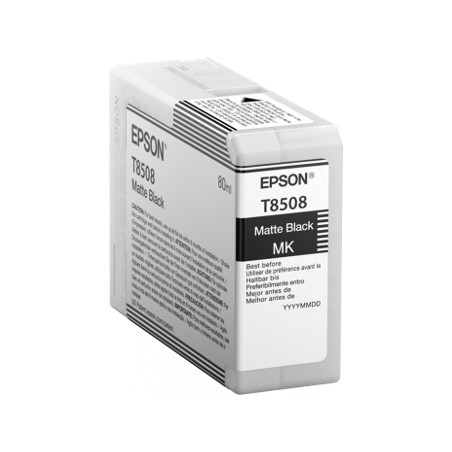 Cartucho tinta epson c13t850800 singlepack negro mate