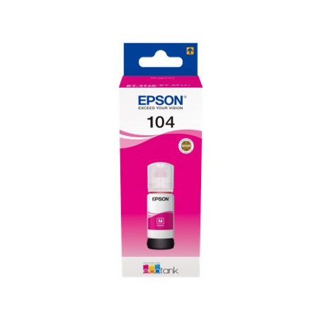 Cartucho ecotank epson 104 magenta ink 65ml botella