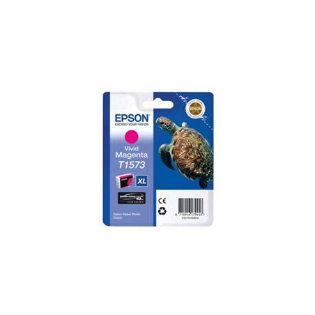 Cartucho tinta epson t157340 magenta vivo para epson photo r3000 - c13t15734010 -  tortuga