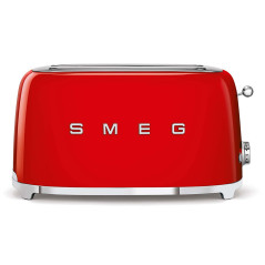 Smeg Tostapane 50's Style – Rosso LUCIDO 2x4 – TSF02RDEU
