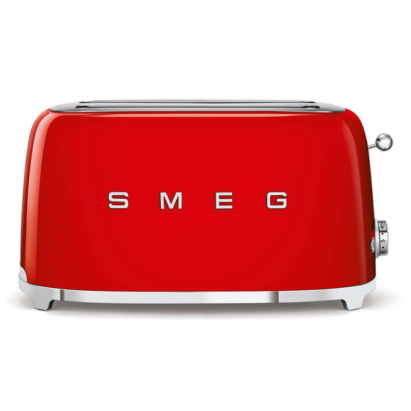 Smeg Tostapane 50's Style – Rosso LUCIDO 2x4 – TSF02RDEU