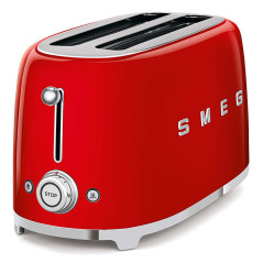 Smeg Tostapane 50's Style – Rosso LUCIDO 2x4 – TSF02RDEU