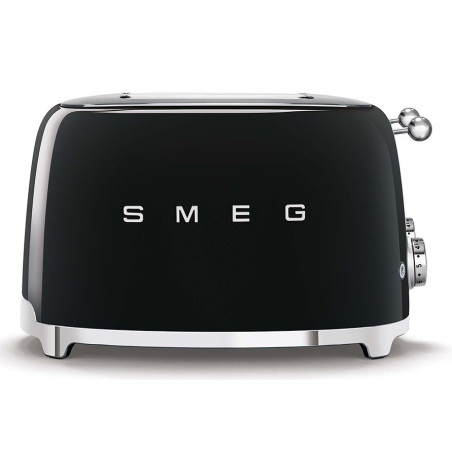 Smeg Tostapane 50's Style – Nero LUCIDO 4x4 – TSF03BLEU