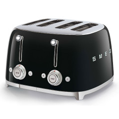 Smeg Tostapane 50's Style – Nero LUCIDO 4x4 – TSF03BLEU