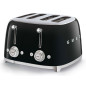 Smeg Tostapane 50's Style – Nero LUCIDO 4x4 – TSF03BLEU
