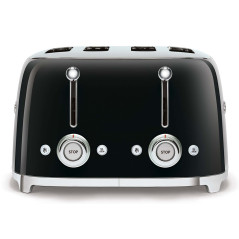 Smeg Tostapane 50's Style – Nero LUCIDO 4x4 – TSF03BLEU