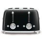 Smeg Tostapane 50's Style – Nero LUCIDO 4x4 – TSF03BLEU
