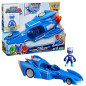 Figura hasbro gatomovil pj masks power heroes -  sper gato - mvil