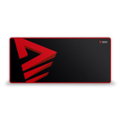 Savio Turbo Dynamic XL Tappetino per mouse per gioco da computer Nero, Rosso