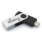 MediaRange MR1954 unità flash USB 128 GB USB tipo-C 3.2 Gen 1 (3.1 Gen 1) Nero, Argento MediaRange MR1954 unità flash USB 128 GB USB tipo-C 3.2 Gen 1 (3.1 Gen 1) Nero, Argento
