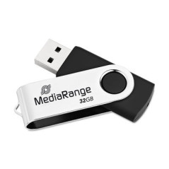 MediaRange MR911-3 unità flash USB 32 GB USB tipo A 2.0 Nero, Argento