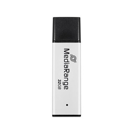 MediaRange MR1900 unità flash USB 32 GB USB tipo A 3.2 Gen 1 (3.1 Gen 1) Nero, Argento
