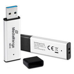 MediaRange MR1900 unità flash USB 32 GB USB tipo A 3.2 Gen 1 (3.1 Gen 1) Nero, Argento