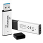MediaRange MR1900 unità flash USB 32 GB USB tipo A 3.2 Gen 1 (3.1 Gen 1) Nero, Argento