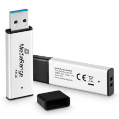 MediaRange MR1899 unità flash USB 16 GB USB tipo A 3.2 Gen 1 (3.1 Gen 1) Nero, Argento
